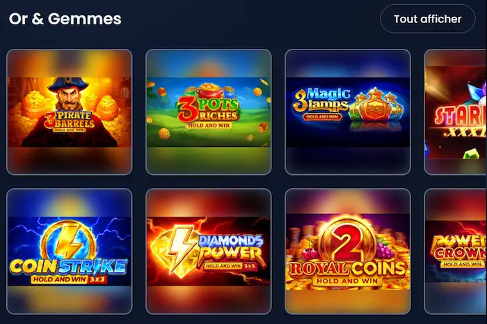 WinThere Casino Jeux